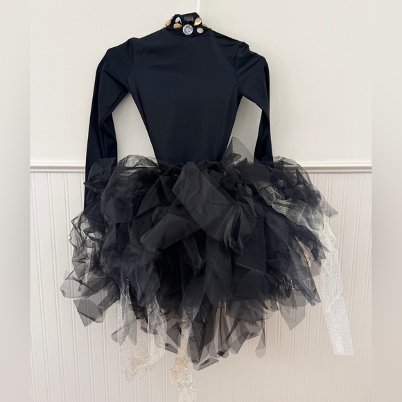balera Other - Balera Black leotard w/ Curtain Call Tulle tutu Kids Dance Costume size MC